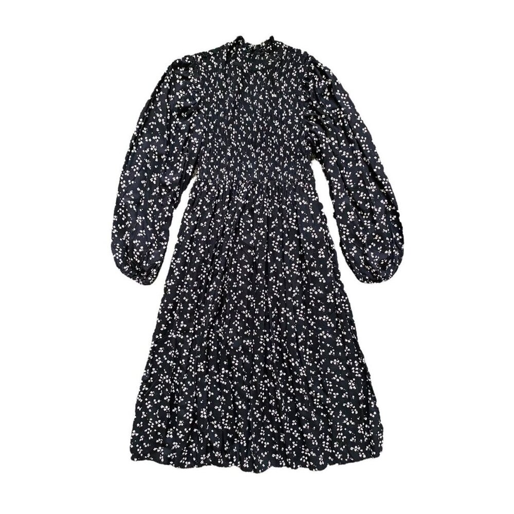 a new day Black and White Floral Dress